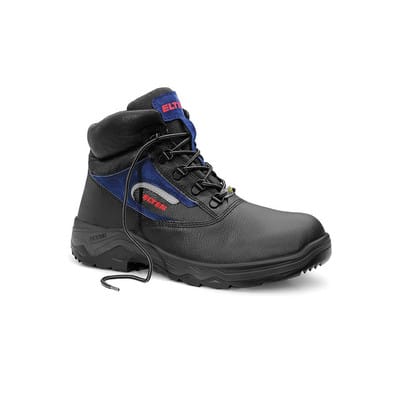 Sicherheitsschnürstiefel BEN ESD S2 SRC, schwarz/blau, Größe 41