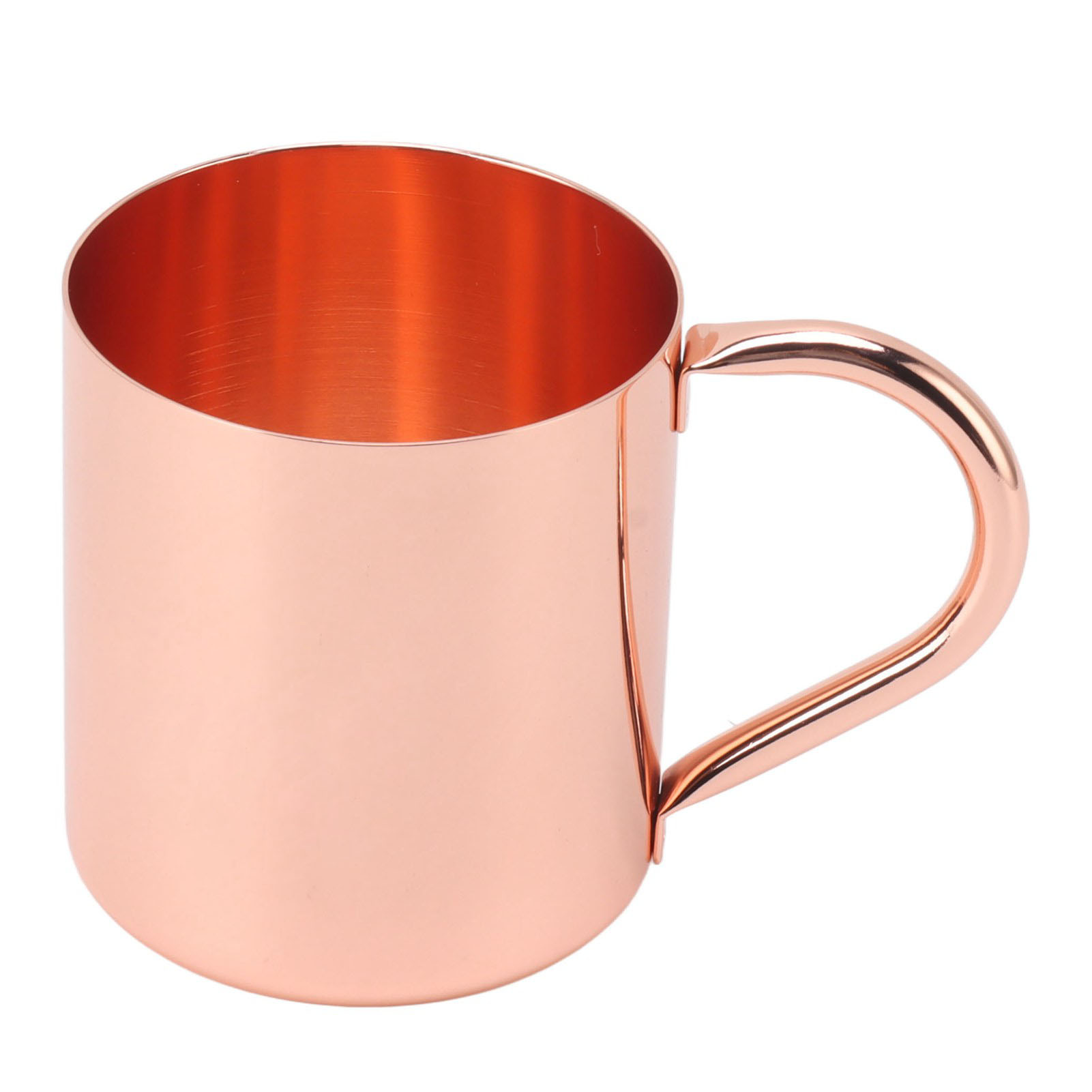 Moskauer Becher Aus Edelstahl 304, Cocktail- Und Rotweinbecher, Glatter, Abgerundeter Rand, Ergonomischer Griff, Stil 1, 9,5 X 8,5 Cm