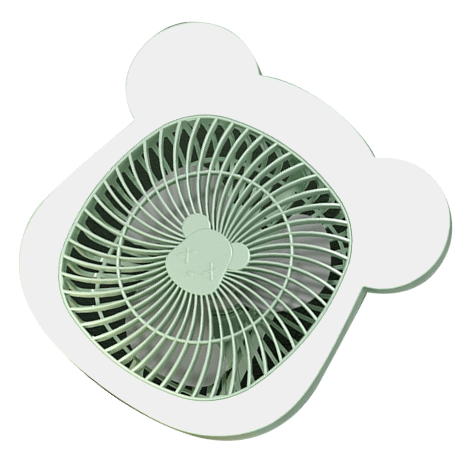 Mini-nachtlicht-ventilator, Usb-wiederaufladbar, Hängeventilator Für Büro, Zuhause, Studentenwohnheim, Schreibtisch, Leise, Grün