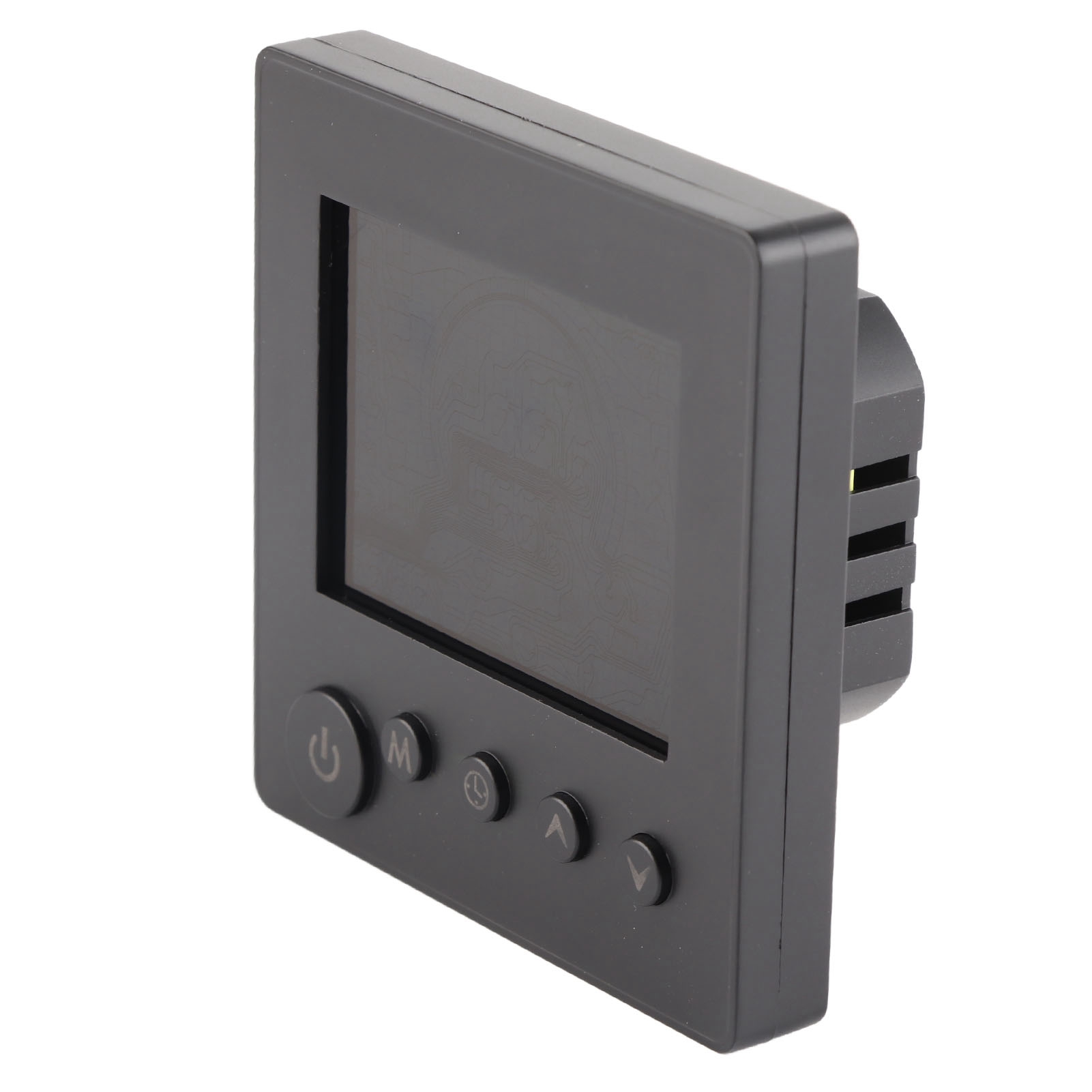 Intelligenter Wlan-thermostat Mit Großem Farb-lcd-display Und App-steuerung Für Zuhause, Büro Und Supermarkt, 90–240 V Wechselstrom, Schwarz, Standardversion