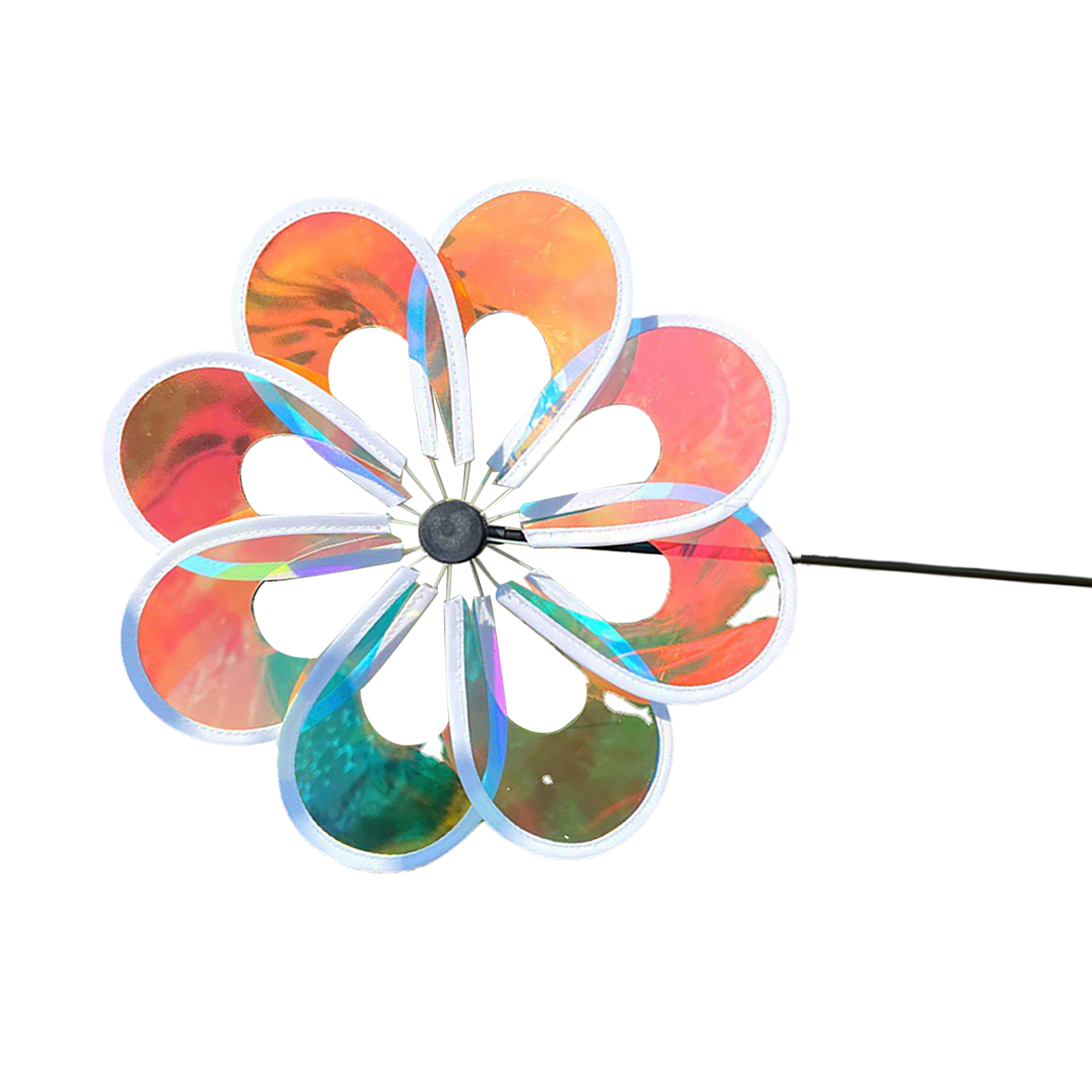 Windspiel Für Garten Und Hof, Cartoon-windmühle, Spielzeug Für Kinder, Durchmesser 30 Cm, Stab 45 Cm, Höhe 60 Cm