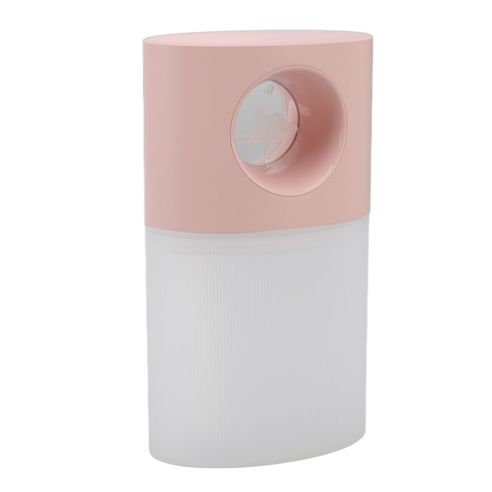Leiser, Usb-aufladbarer Mini-luftbefeuchter Mit Feinem Nebel, Tragbar, Mit Nachtlicht, 350 Ml, Pink, Ideal Für Zuhause Und Büro
