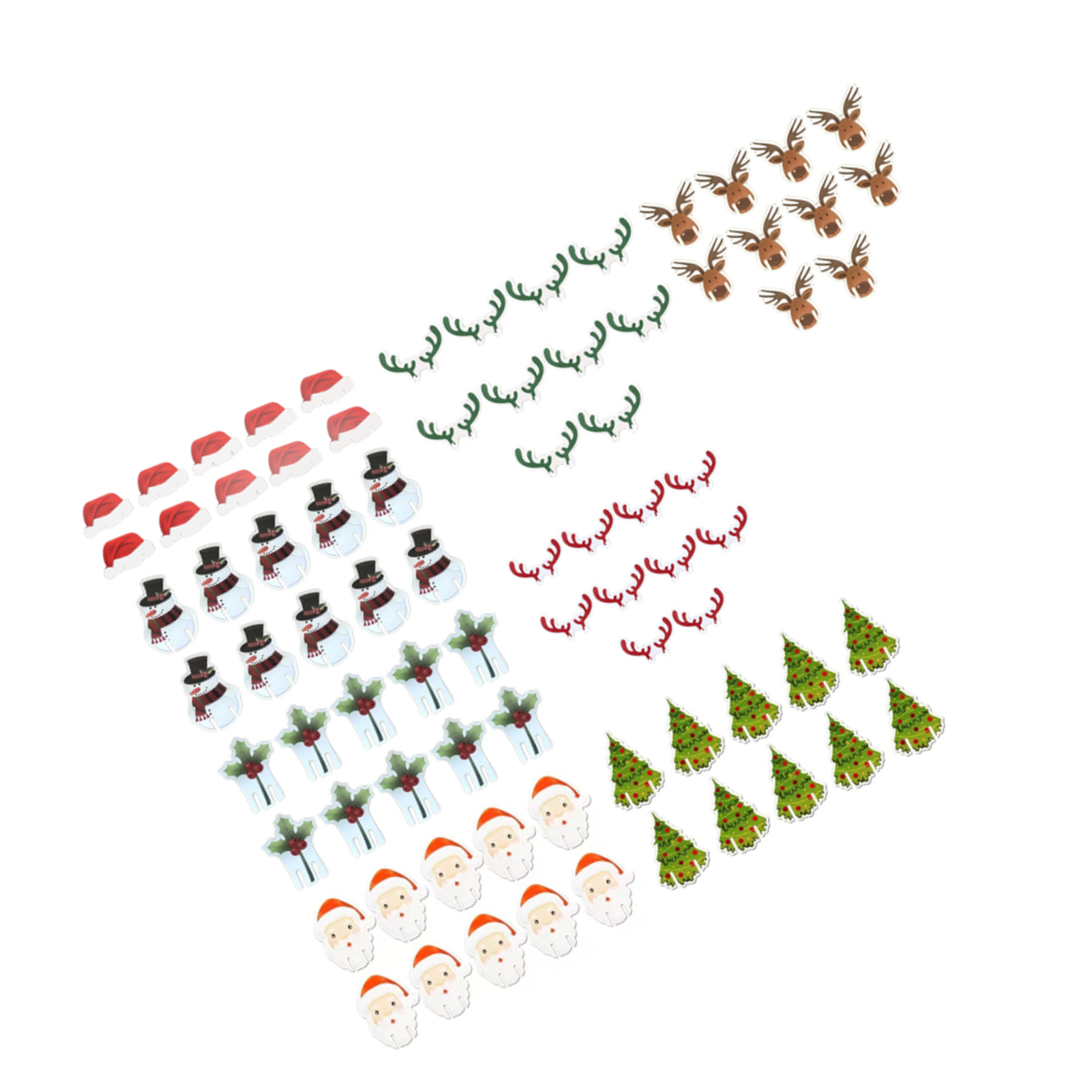240 Stück Weihnachtskarten Mit Gläsermotiven, Einfach Zu Verwenden, Niedliches Muster, Weihnachtsfeier, Weinglasdekoration, Karten Für Weihnachten