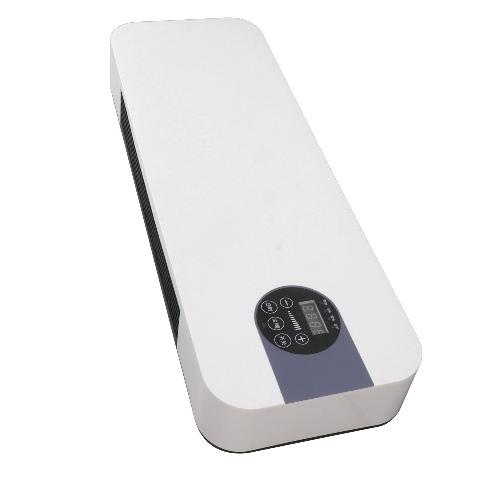 Elektrischer Wandheizlüfter Aus Abs-kunststoff Mit Fernbedienung Für Schlafzimmer Und Wohnzimmer, Eu-stecker 220 V