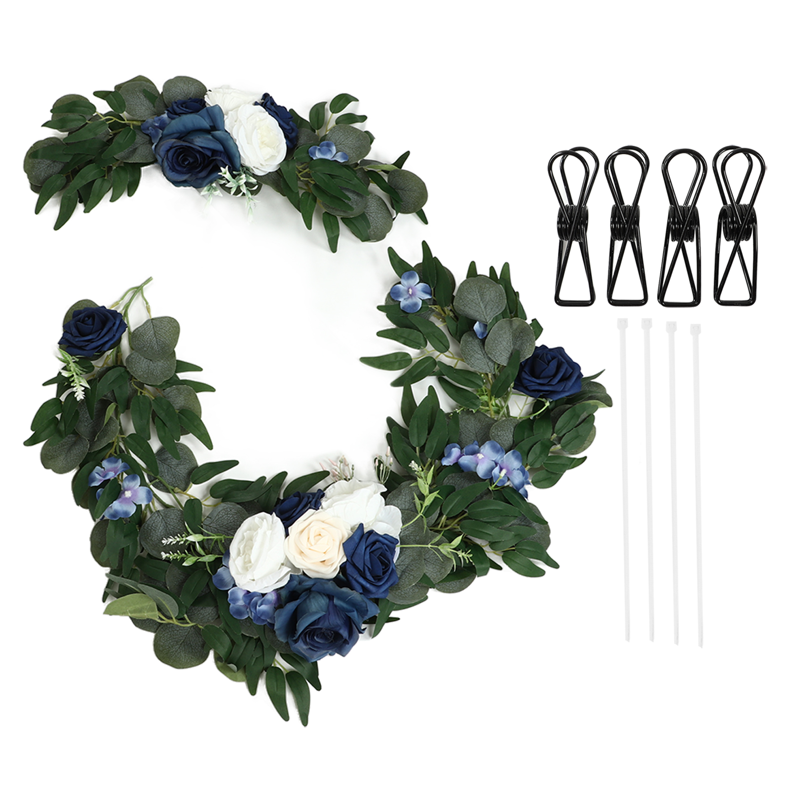 2er-set Hochzeitsblumendekorationen, Rosenform, Naturgetreu, Leuchtende Farben, Geruchlos, Willkommensblumendekorationen 18063 Sz