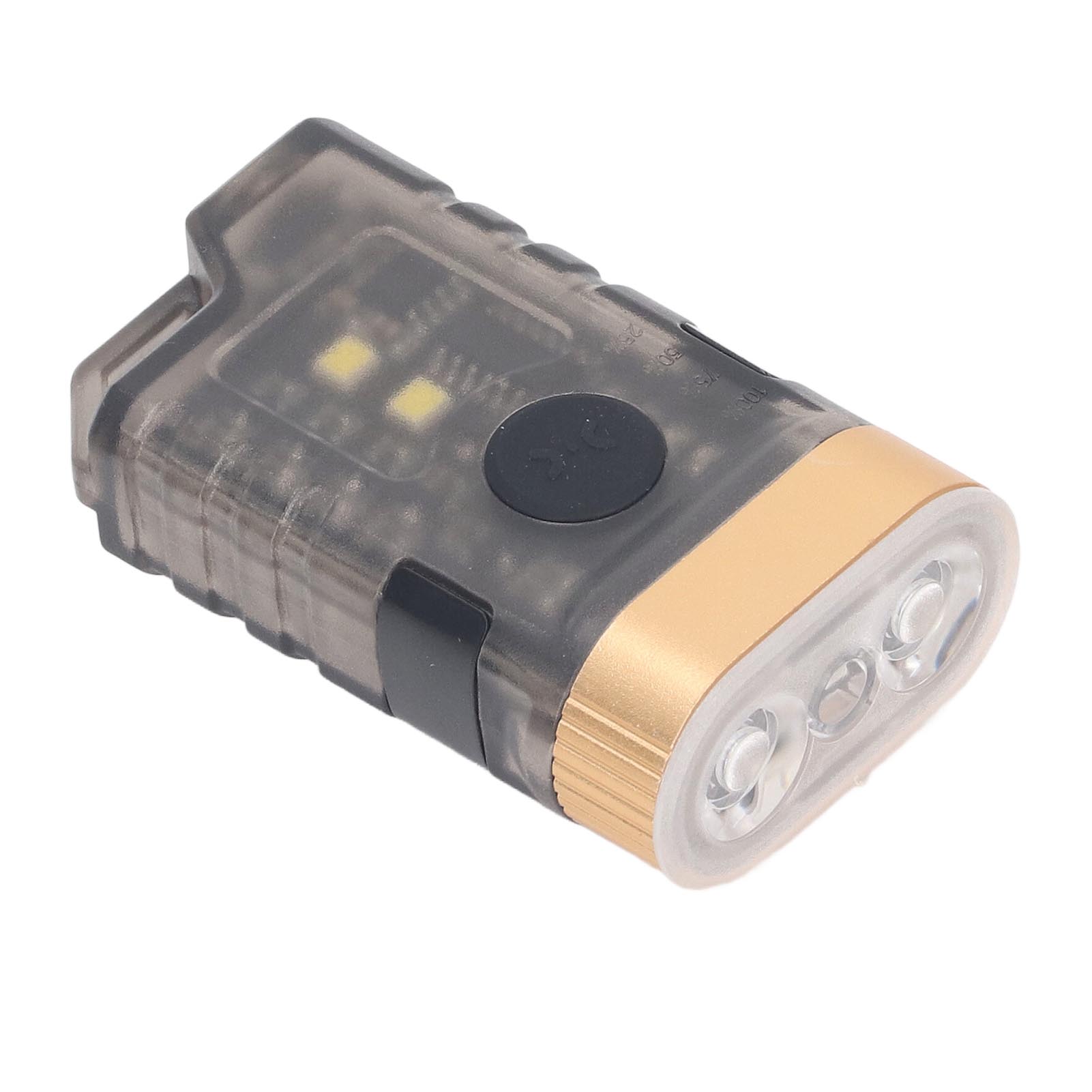 Mini-led-taschenlampe, 1500 Lm, Starker Magnetfuß, Ipx5 Wasserdicht, 500 Mah Akku, Wiederaufladbar, Mit 365 Nm Uv-lampe, Schlüsselanhänger-taschenlampe Für Warnhinweise Im Freien