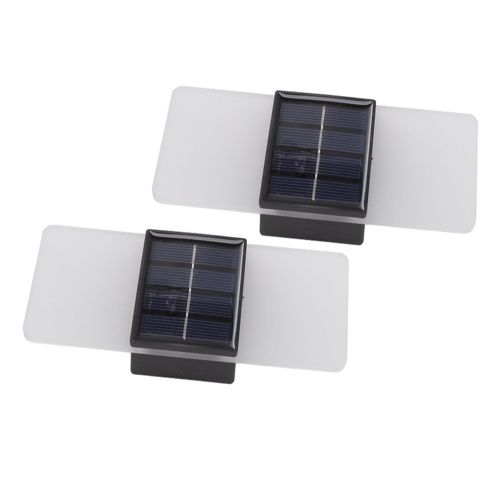 Solar-wandleuchte, Warmweißes Licht, Hohe Helligkeit, Umweltfreundlich, Für Hofmauern Und Zäune