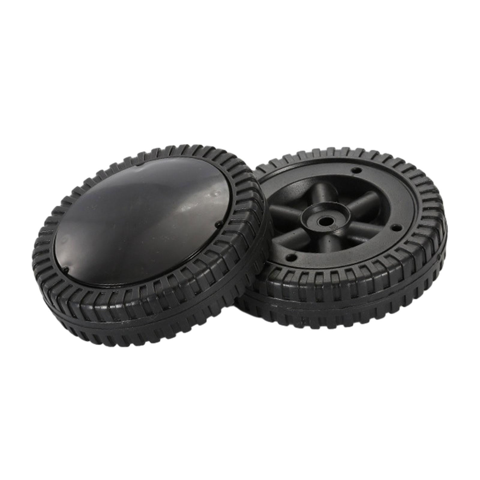 Set Mit 2 Grillrädern, Leichtgängig, Schwarz, 15 Cm (6 Zoll), Kompatibel Mit Den Meisten Grillwerkzeugen Und -zubehörteilen.