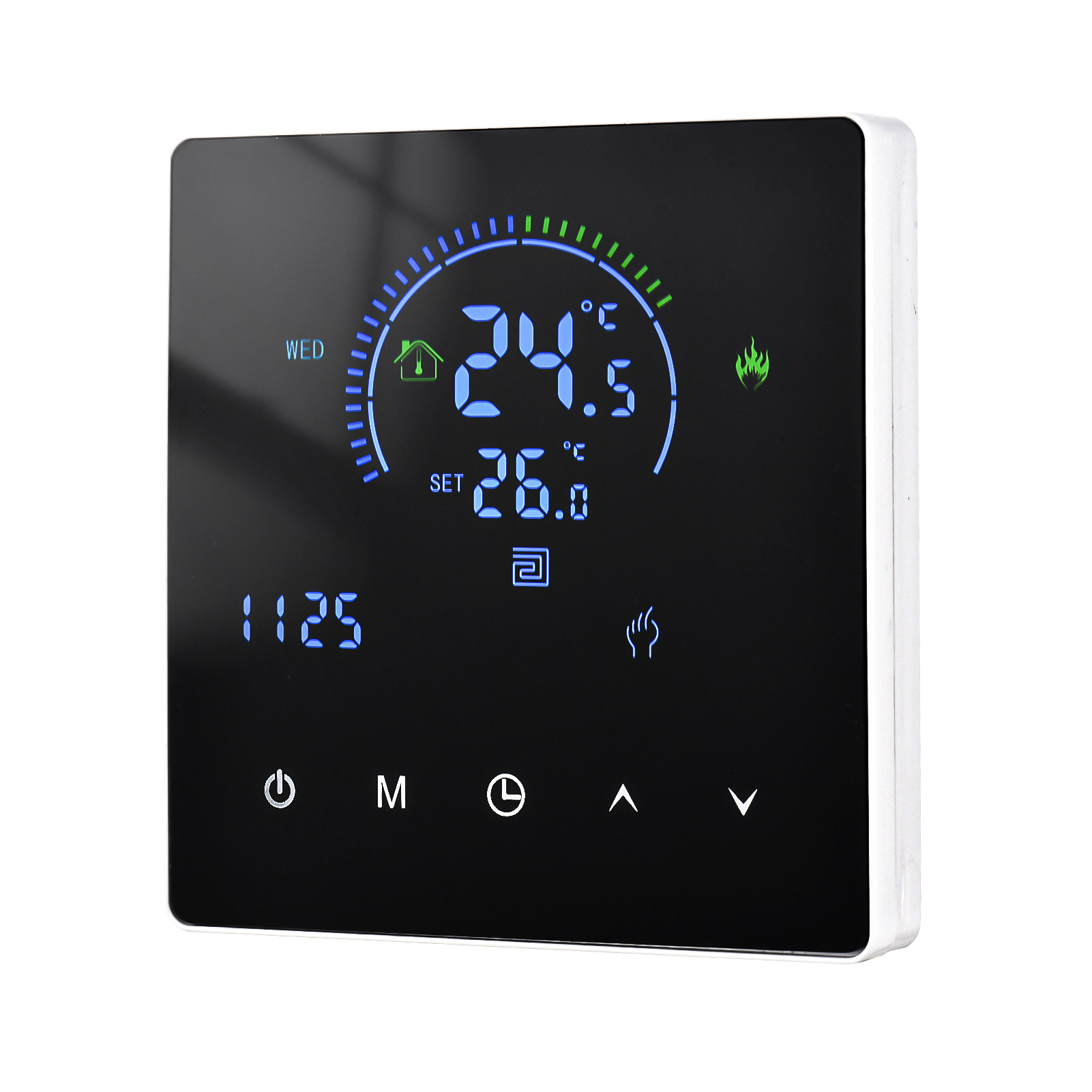 Intelligenter Thermostat Für Warmwasserbereiter Mit Lcd-display, Programmierbar Für 5+2 Wochen, Standardausführung 90–240 V