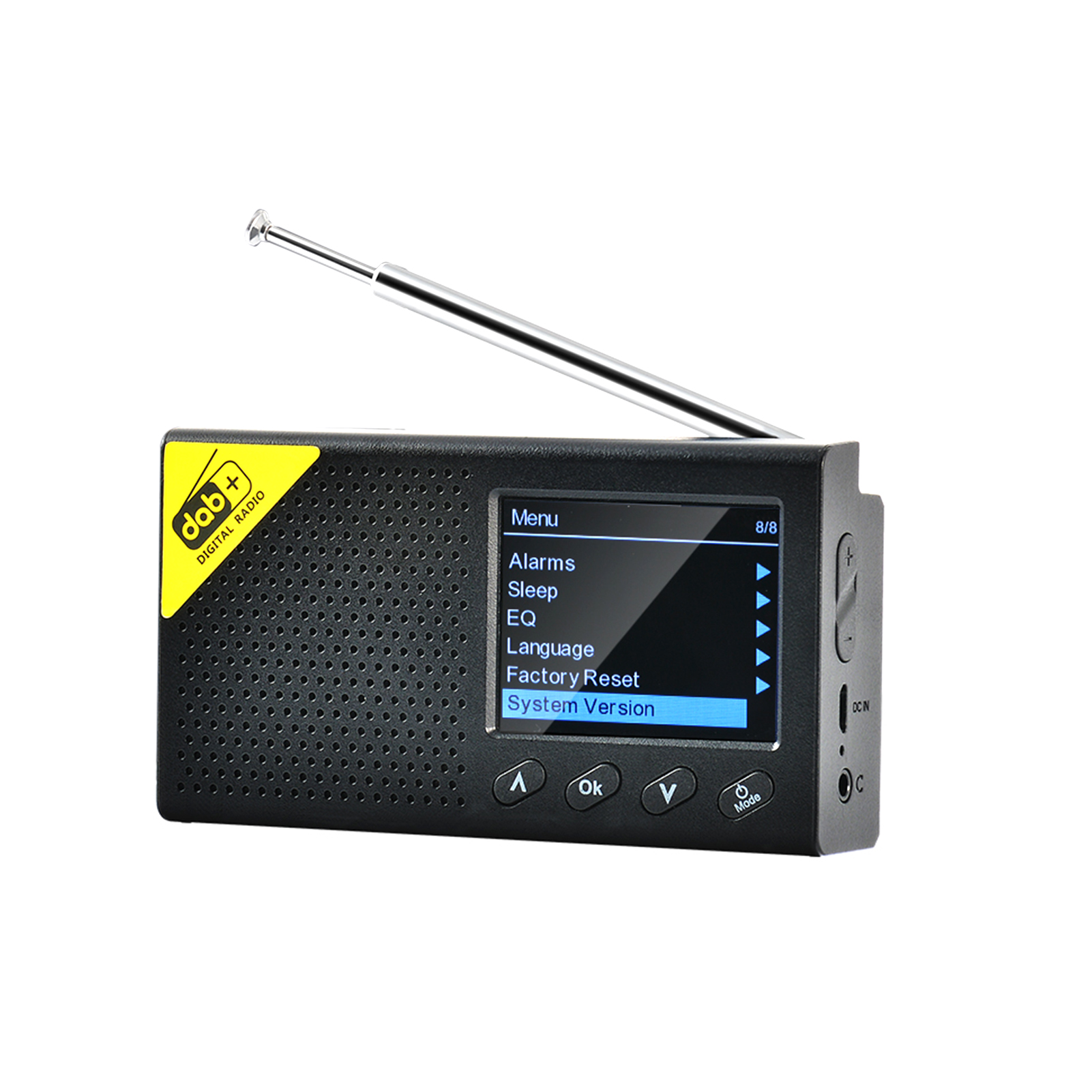 Dab- Und Fm-digitalradio Mit Bluetooth, Tragbares, Wiederaufladbares Kabelloses Dab+fm-digitalradio Mit Stereo-soundsystem, Lcd-bildschirm, Mehrsprachig