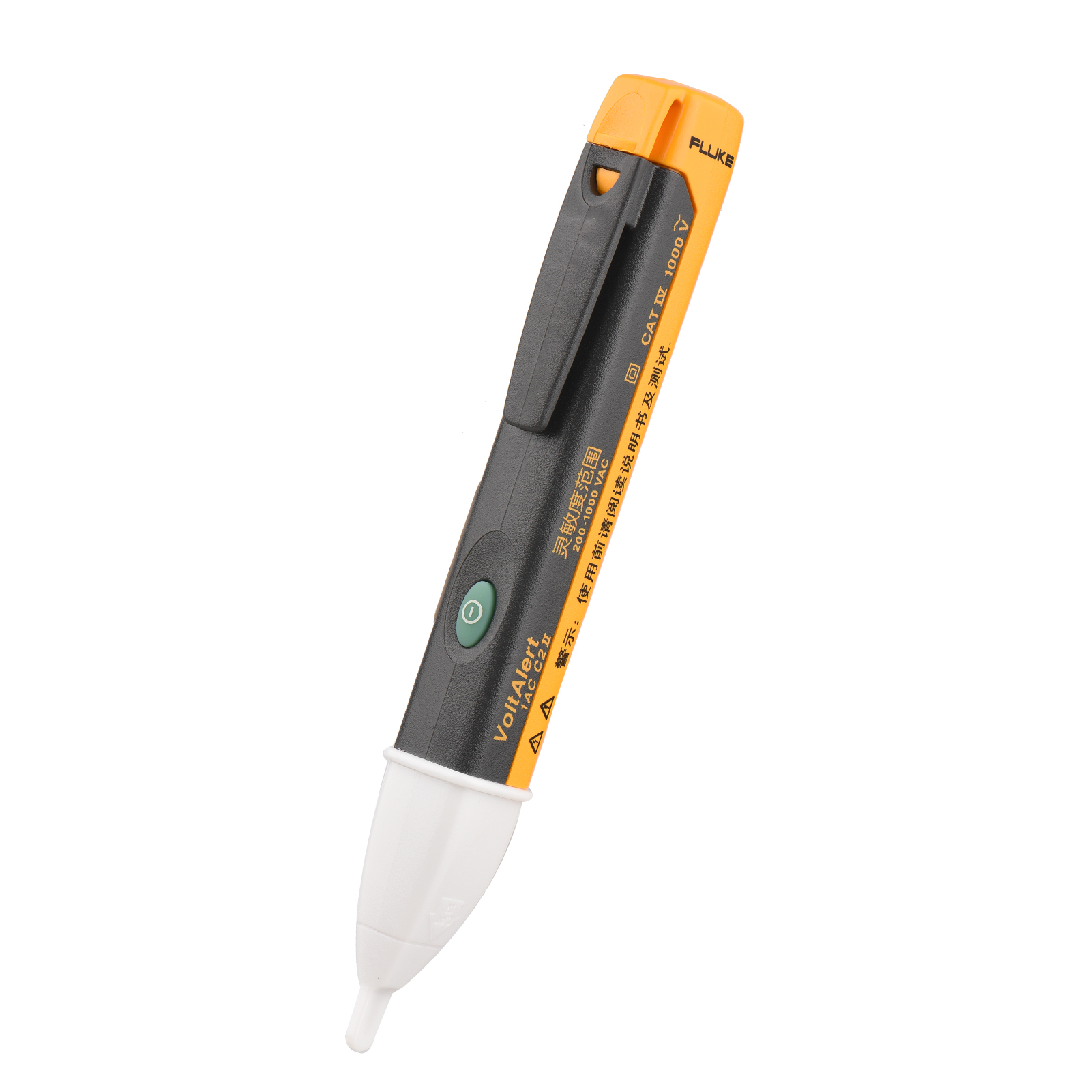 Fluke Mini-elektroprüfstift – Berührungsloser Spannungsprüfer, Hochpräzises Messgerät, 200–1000 V Ac, Mit Akustischem Und Optischem Alarm