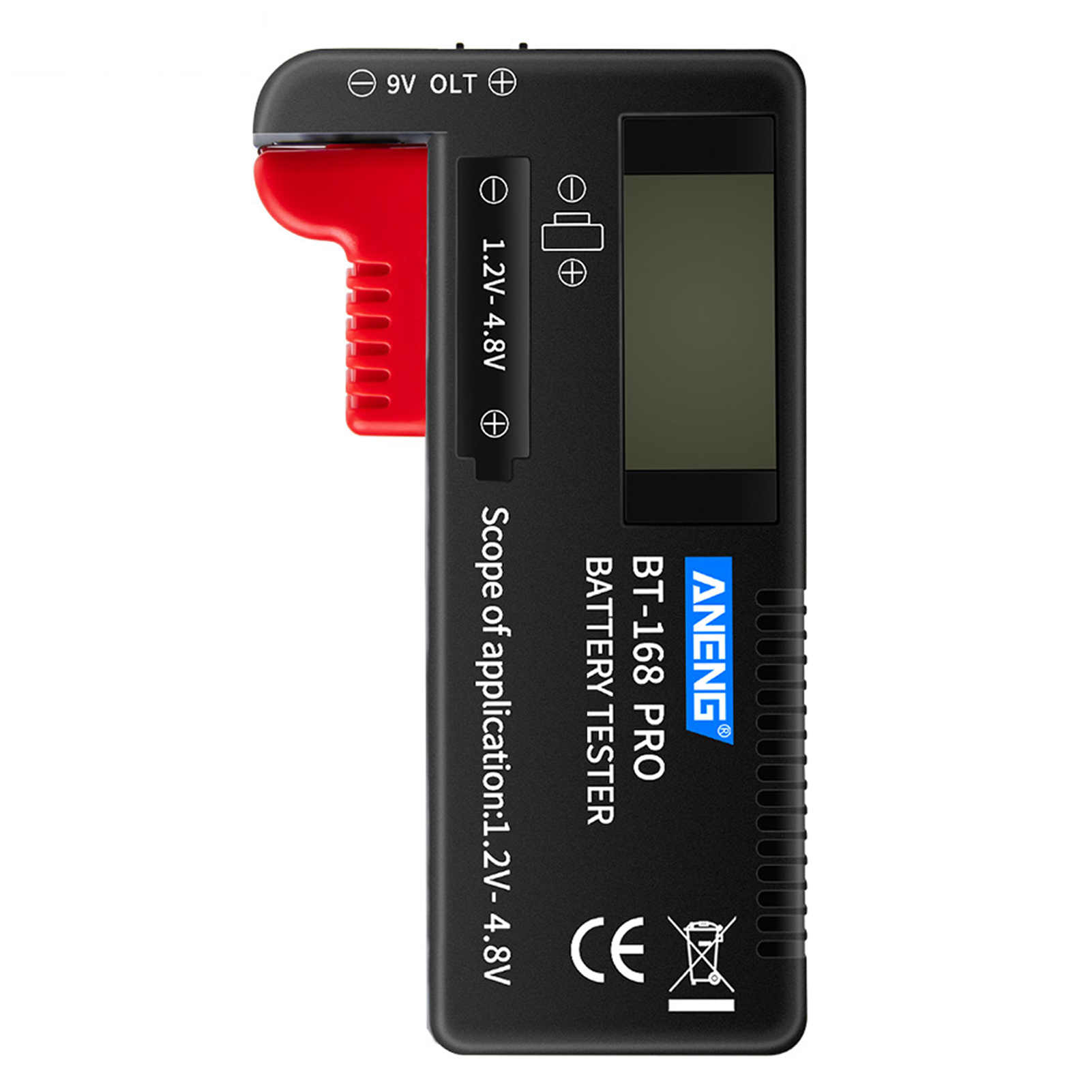 Universeller Batterietester 1,2–4,8 V Für Aa-, Aaa- Und Cd-knopfzellen – Präzise Digitalanzeige, Schnelle Diagnose, 110,8 Mm