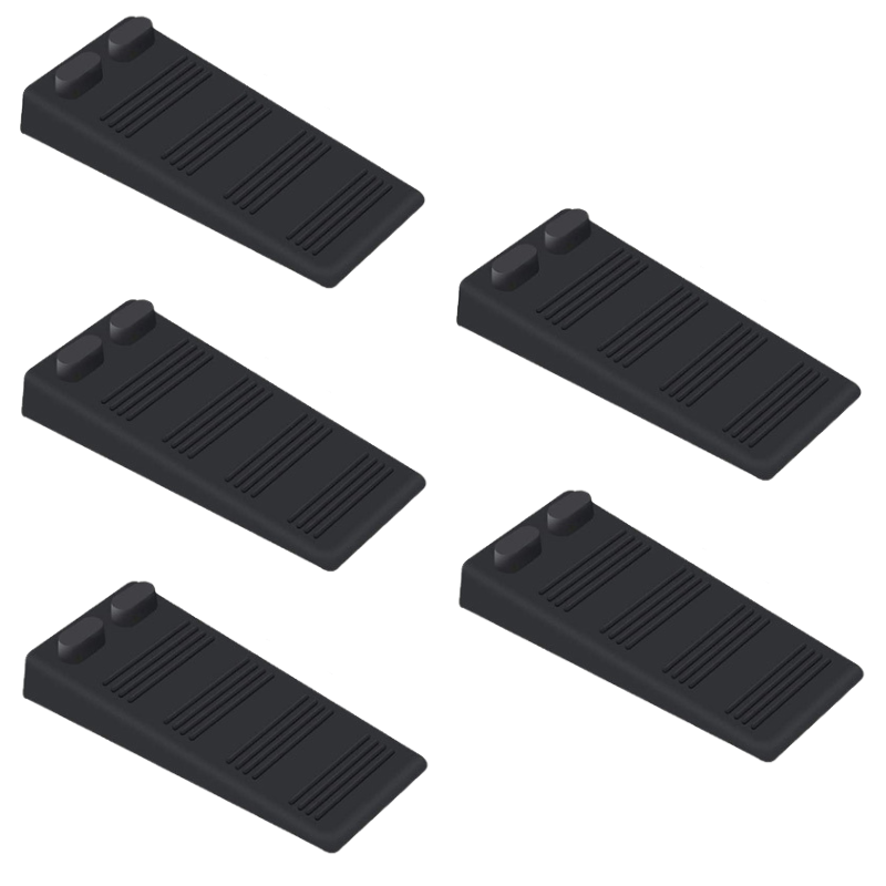 Verstellbarer Türstopper, 5 Stück, Winddicht, Verstellbarer Stopper Ohne Bohren Für Doppeltüren, Stapelbar Für Den Boden