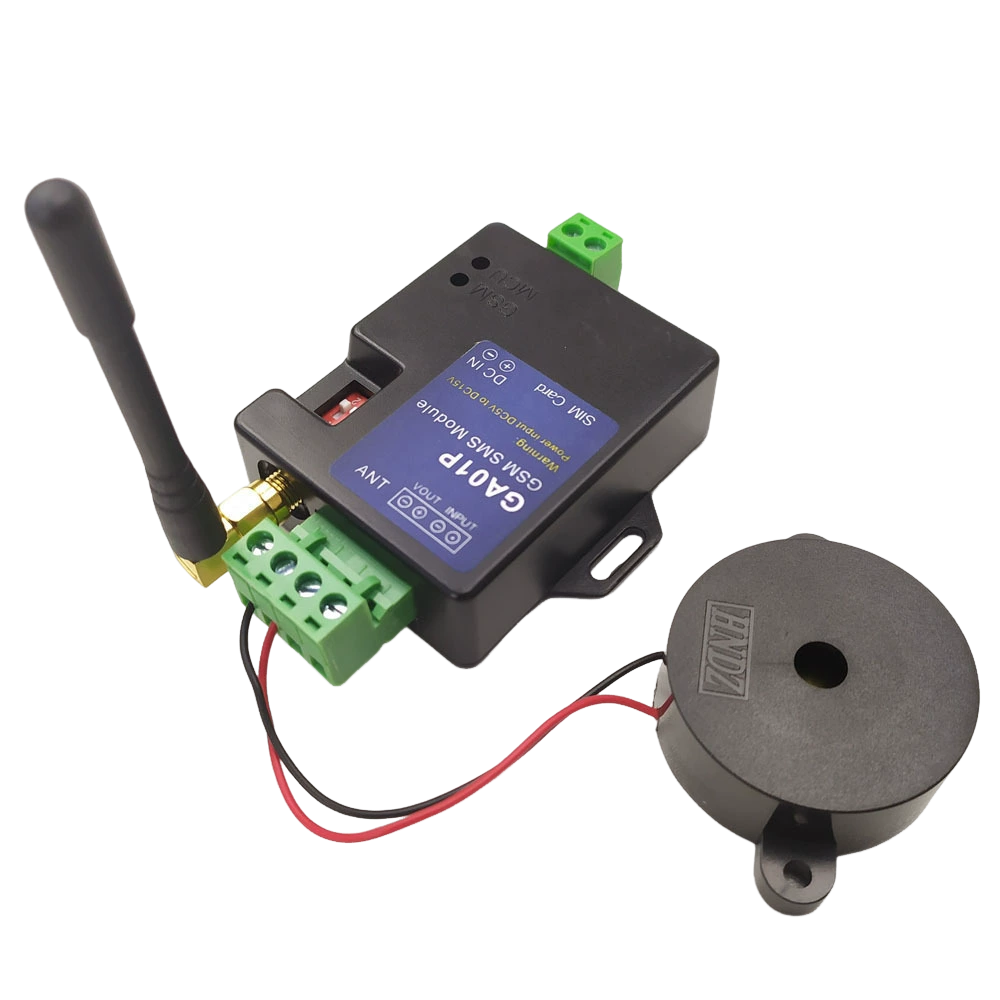 Ga01p Gsm-sms-alarmanlage Mit Externem Akku – 6-stellige Alarmnummer, Kompatibel Mit Haushalt Und Industrie
