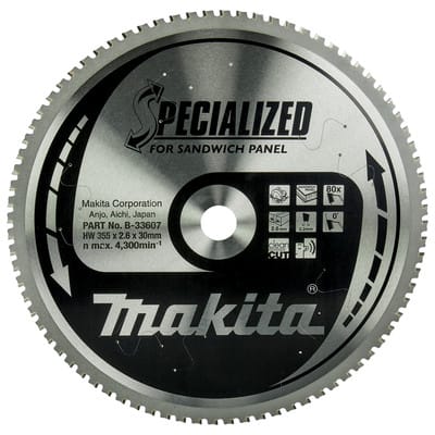 Specialized Sägeblatt ø355 x 30 x 80Z B-33607