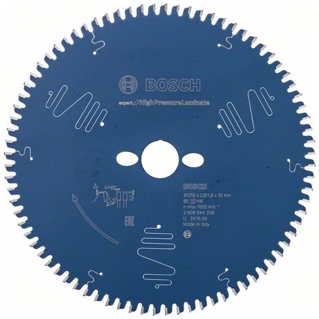Kreissägeblatt EX TR B ø250 x 30mm, 80 Zähne (2608644358)