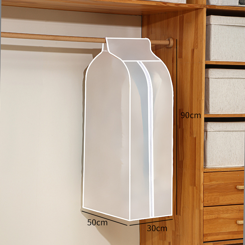 Schutzhülle Für Kleidung, 50 X 30 X 90 Cm, Transparent, Waschbar, Staubdicht, Für Anzüge Und Mäntel