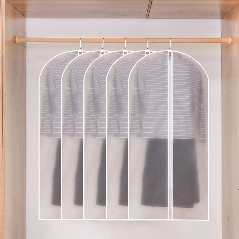 Transparente Aufbewahrungsbeutel Für Kleidung 60 X 120 Cm – 5er-pack, Mit Reißverschluss, Aus Strapazierfähigem Peva Für Den Kleiderschrank