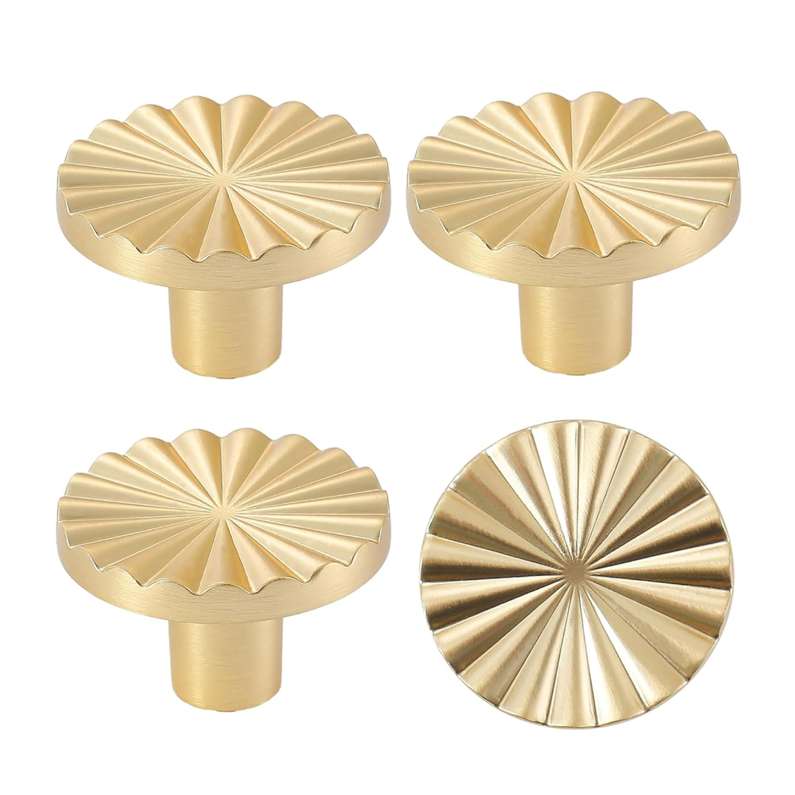 20-teiliges Set Goldener Schrankgriffe – Elegantes Design – Robuste Schubladengriffe Fürs Schlafzimmer