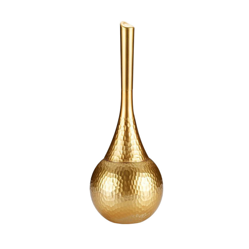 Freistehende Goldene Toilettenbürste Mit 30 Cm Langem Griff – Badezimmer-bodenbürste Zur Reinigung Schwer Zugänglicher Ecken