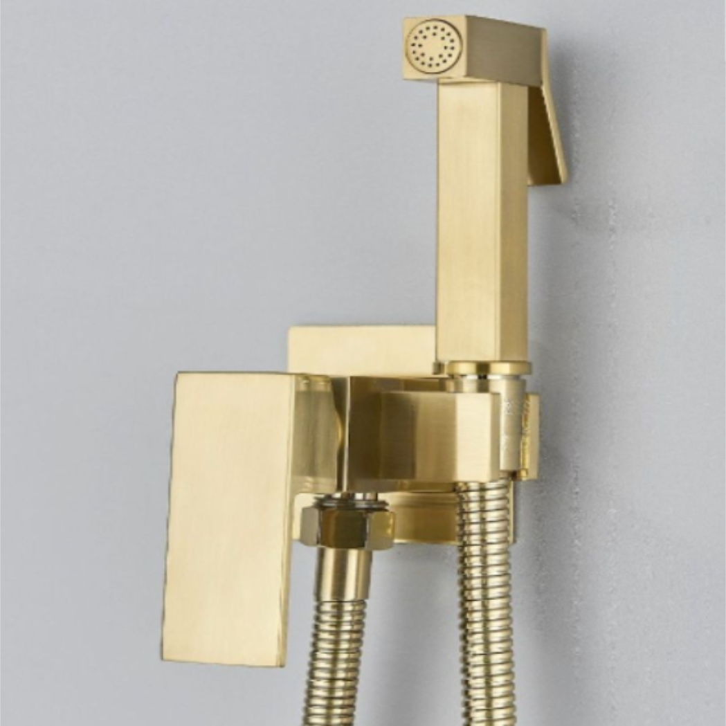 Wandmontiertes Bidet Aus Massivem Messing Mit Waschbarer Handbrause Für Toilette Und Badezimmer