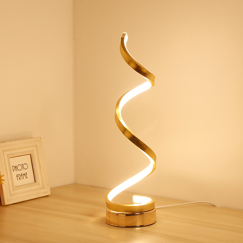 Goldene Touch-tischleuchte, 24 Cm, Metall, 3 Farben, Mit Druckknopf Für Wohnzimmer Und Schlafzimmer