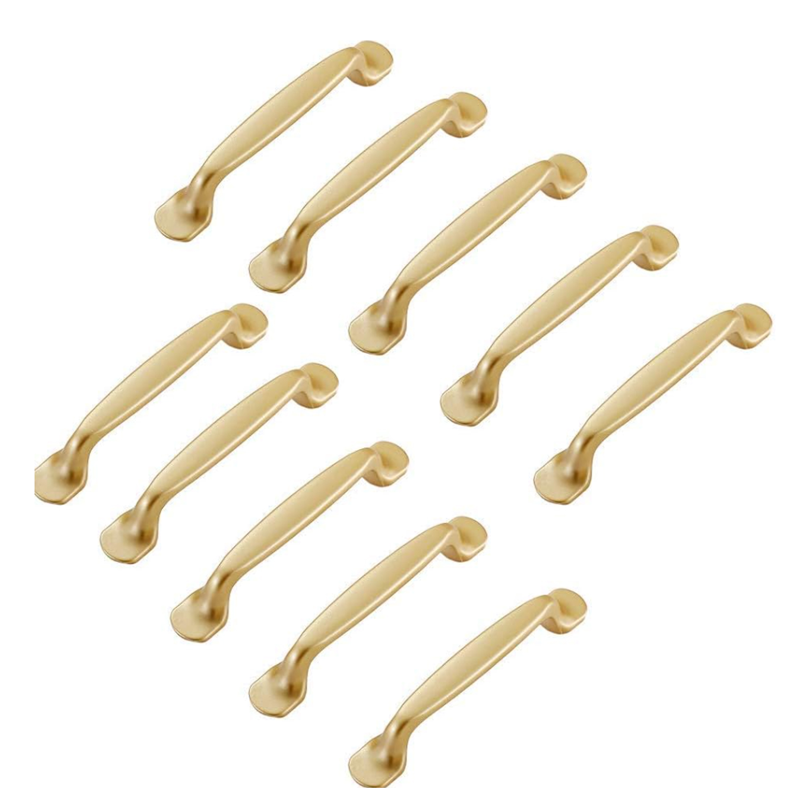 10-teiliges Set Schubladengriffe Aus Goldlegierung Für Küchen- Und Badezimmerkommoden