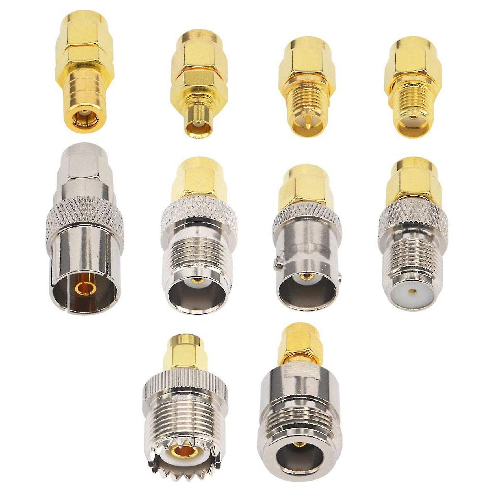 Set Mit 10 Sma-stecker Auf N/f/bnc/uhf/mcx/smb/tv/tnc-buchse-adapter