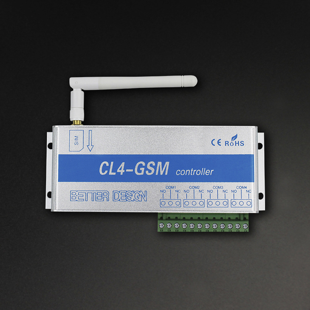 Drahtloser Gsm-4-kanal-smart-schalter Für Mobiltelefon-, Relais- Und Sms-anrufsteuerung, Fernsteuerung Für Pumpe
