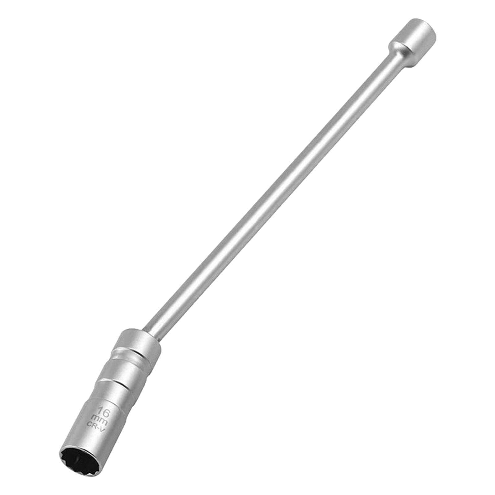 Zündkerzenauszieher, 12-kant-drehnuss (14 Mm), 16-mm-kardanabzieher Für Kfz-reparaturen, Langer Schaft (305)