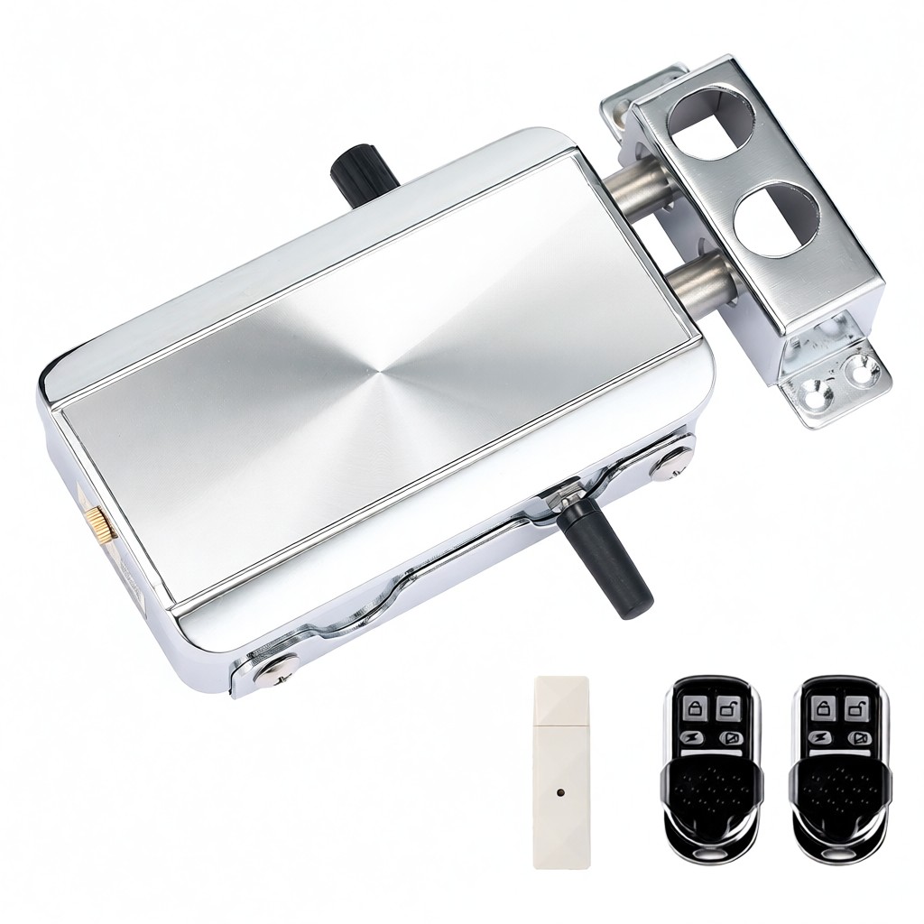Wlan-smart-lock 137 X 77 X 37 Mm, Edelstahl, Schlüsselloses Haustürschloss Mit App-anbindung