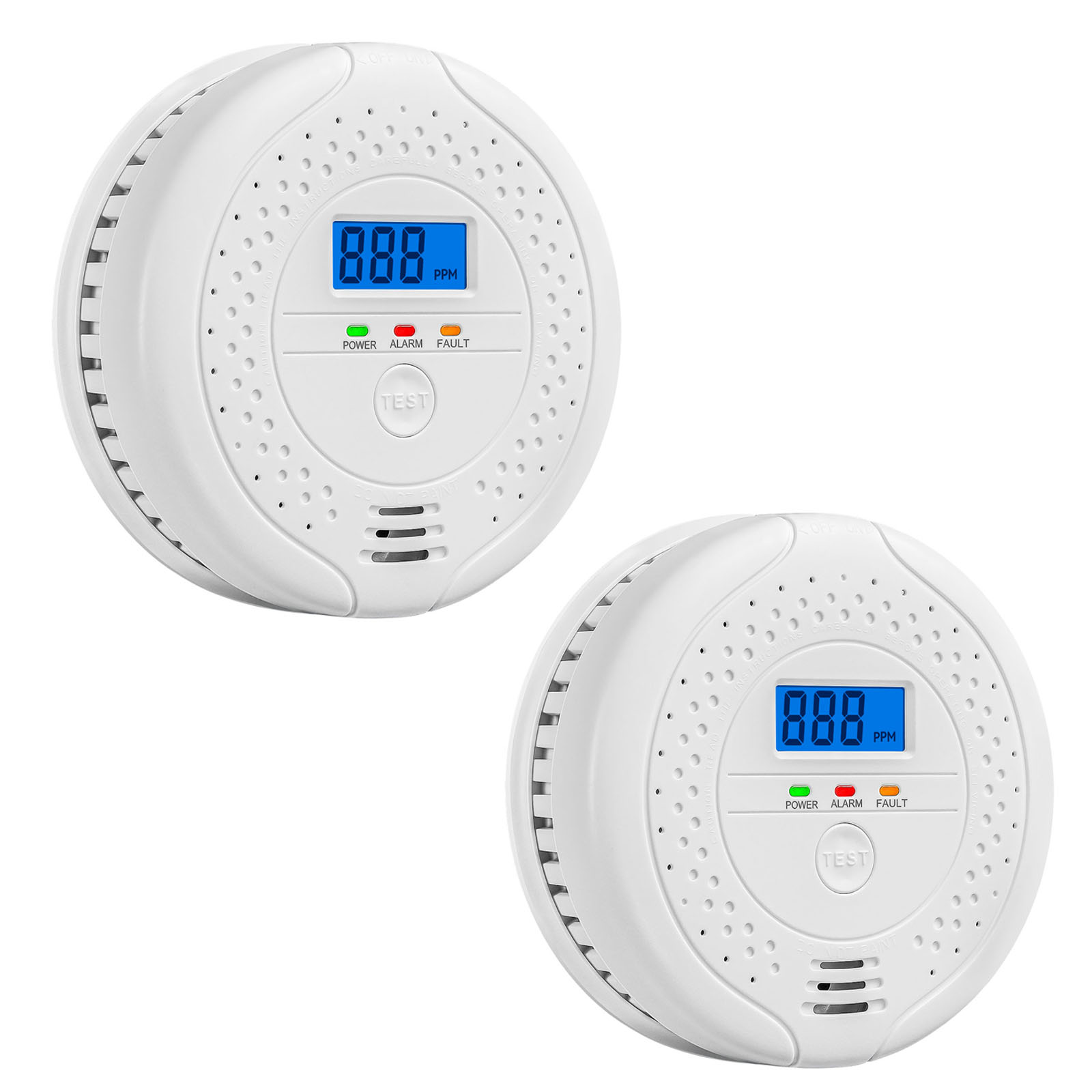 Kohlenmonoxidmelder Mit Digitalanzeige, Akustischem Und Optischem Alarm, Batteriebetrieben Für Zuhause, Schlafzimmer