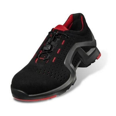 Sicherheitshalbschuh 1 8512/8, S1 SRC ESD, schwarz/rot, W11, Größe 37