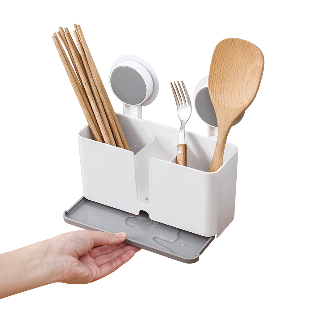Selbstklebender Zahnbürstenhalter Mit Abfluss. Duschhalterung Für Zahnbürste Und Zahnpasta – Kein Bohren Erforderlich.