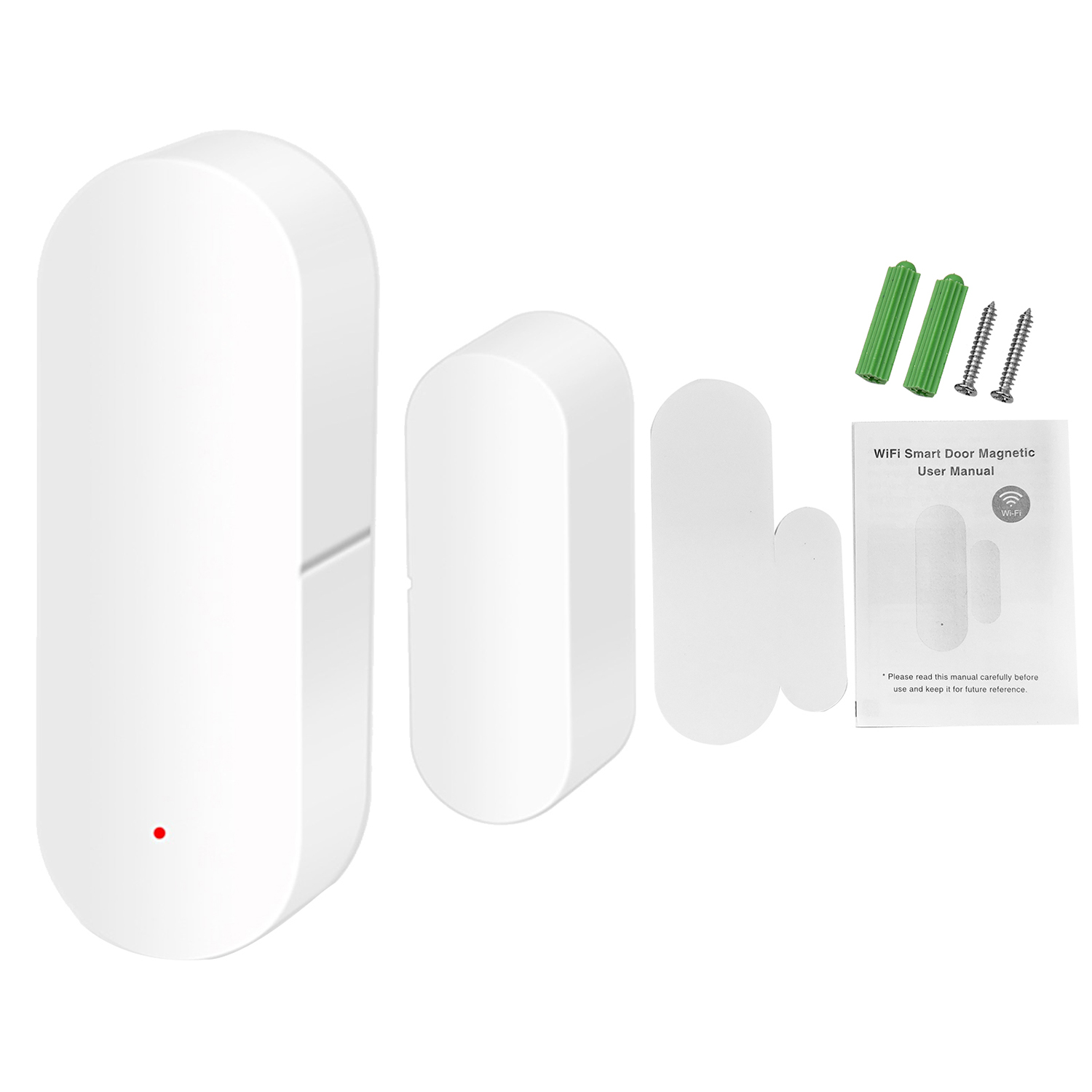 Intelligentes Wlan-tür- Und Fenstersensor-alarmsystem Mit Magnetischer Alarmanlage, Türöffnungsalarm Und App-fernbedienung Für Garage, Wohnung, Studentenwohnheim, Geschäft Und Büro.