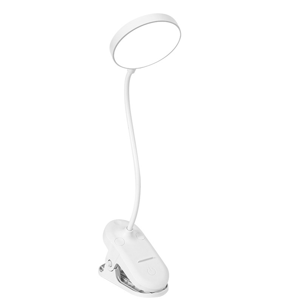 Flexible Usb-led-klemm-leselampe Mit 3 Helligkeitsstufen Für Bett Und Buch