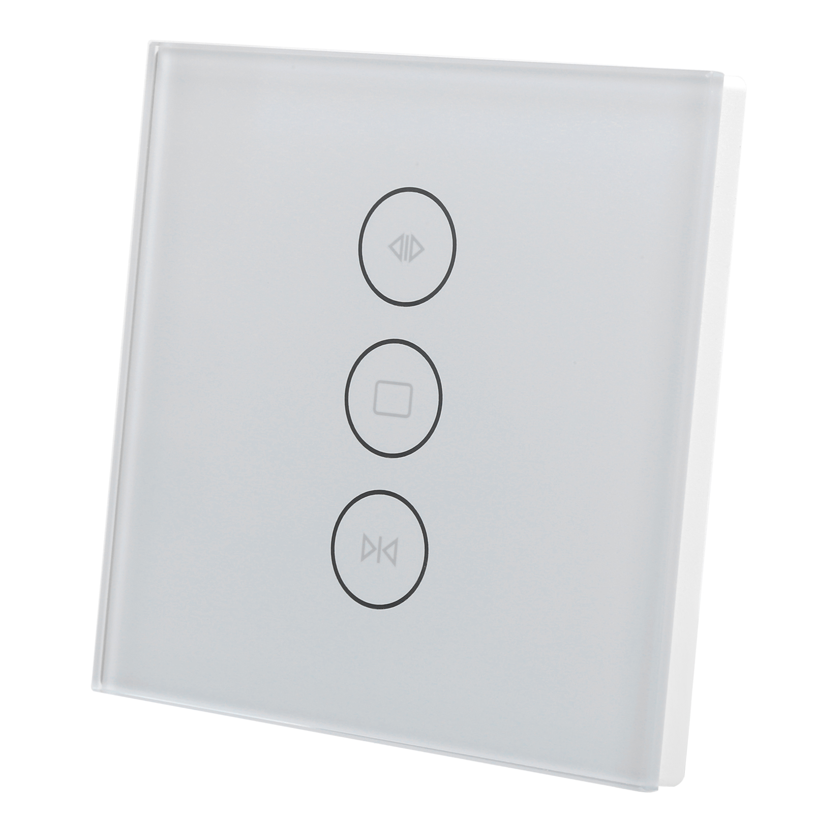 Wlan-fähiger Rollladenschalter 110–240 V, Touch-bedienung Aus Gehärtetem Glas, Kompatibel Mit Google Home, Für Zuhause