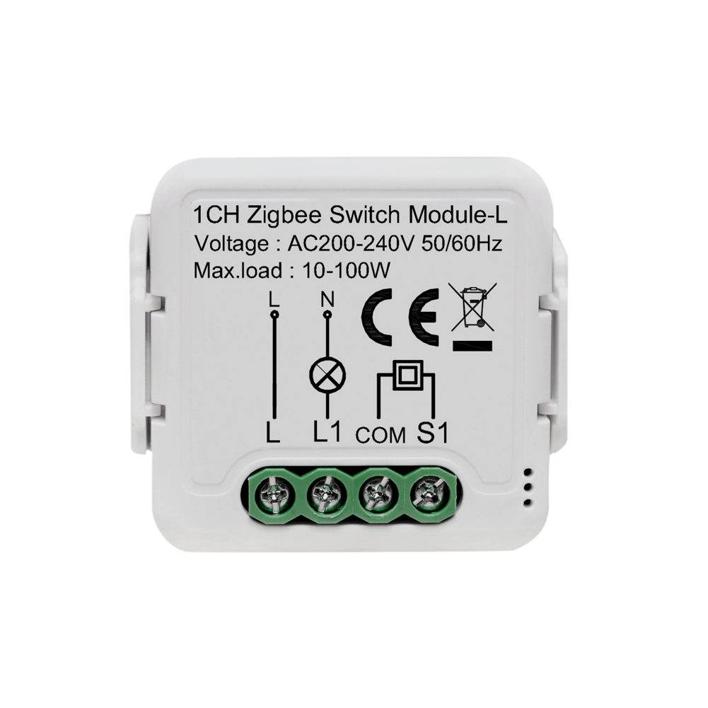 Das Tuya Zigbee Smart-switch-modul Benötigt Ein Gateway Zum Betrieb Es Handelt Sich Um Ein Einkanaliges, Einadriges Modul.