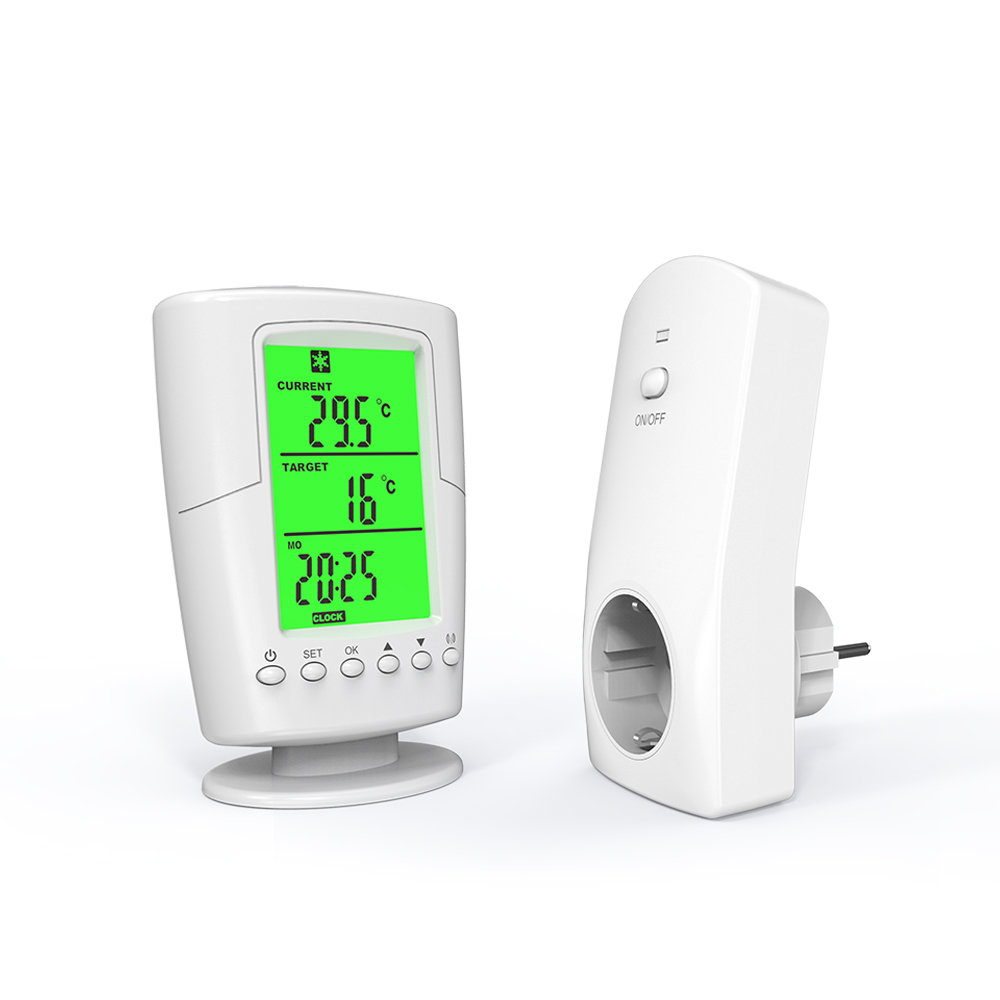 Kabelloser Programmierbarer Smart-thermostat, Automatischer Thermostatstecker, Nicht Für Erdung Geeignet
