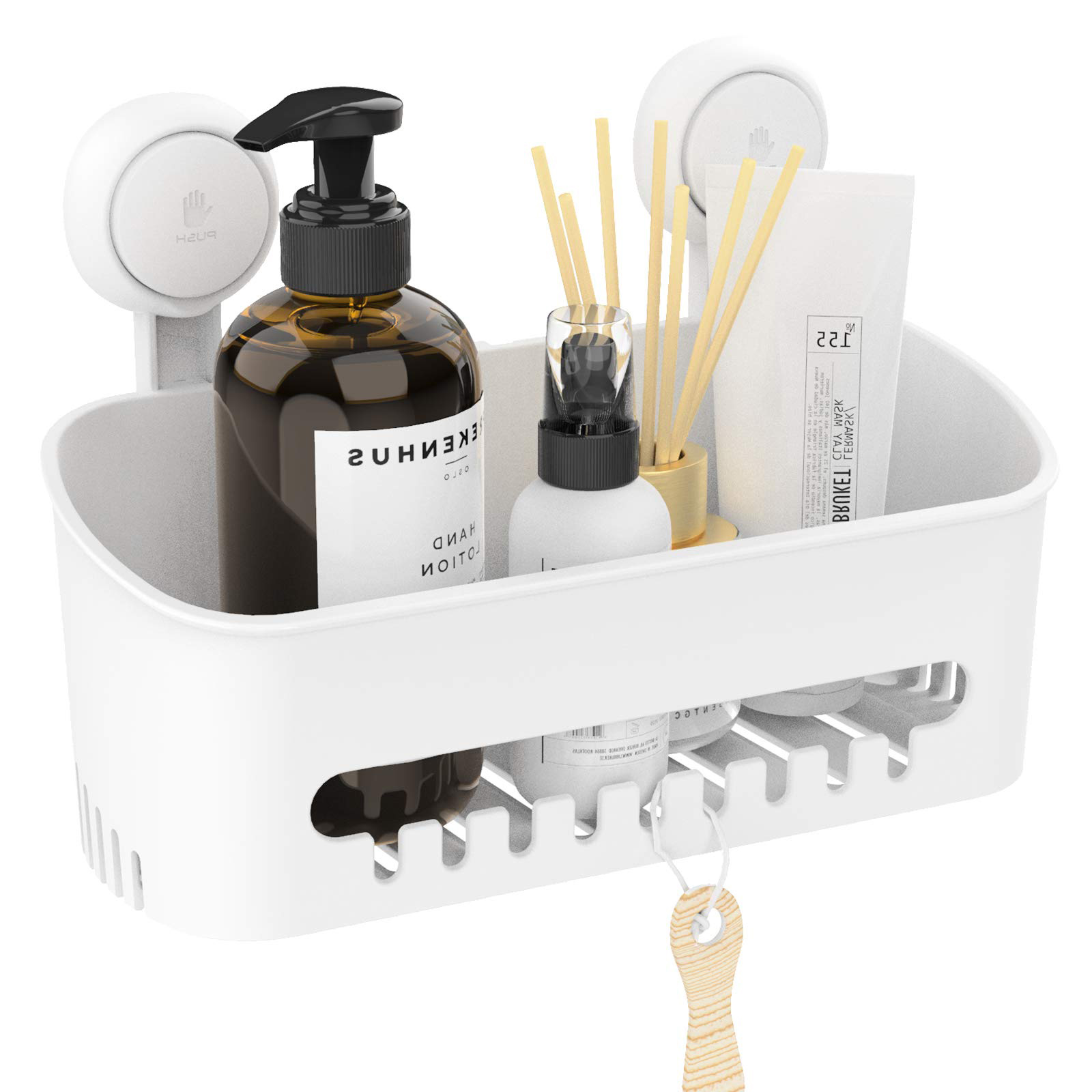 Duschablage Mit Saugnapf, Kein Bohren Erforderlich, 10 Kg Tragkraft – Wasserfeste Abs-klebefläche – Wandmontierte Seifenschale Fürs Badezimmer