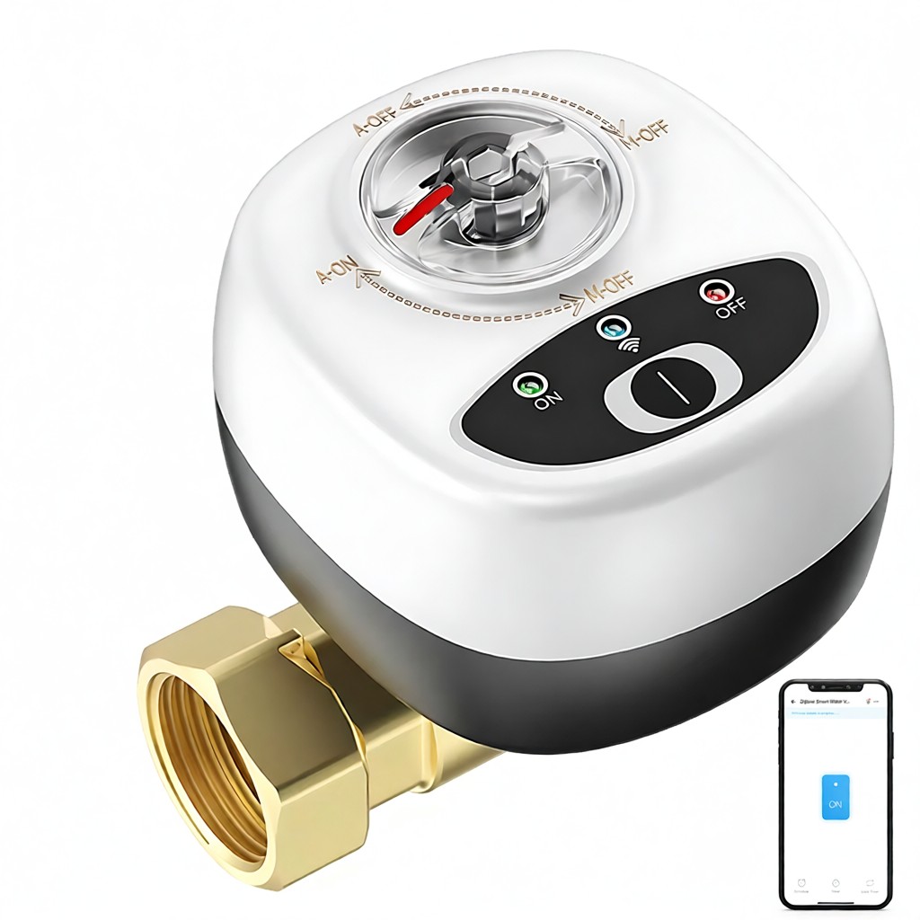 Ewelink Wlan-wasserventil, Intelligentes Automatisches Kugelventil, Ip65 Wasserdicht, Drahtlose Fernbedienung Per App, Kompatibel