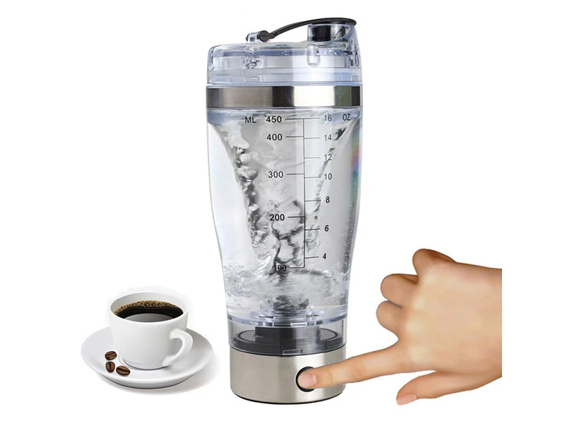 Elektrischer 600-ml-shaker, Sportgeeignet, Hochgeschwindigkeits-proteinmixer Für Klumpenfreies Mixen Im Fitnessstudio