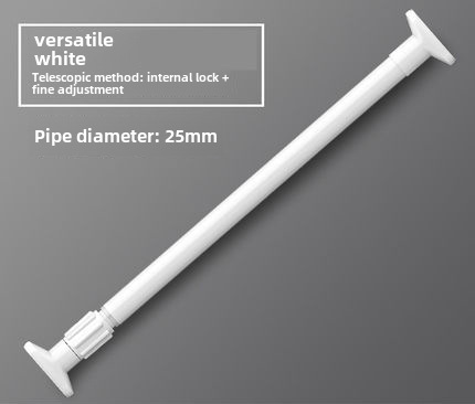 Teleskop-duschvorhangstange, Kein Bohren Erforderlich, 50–80 Cm – Ausziehbare Duschstange Aus Robustem Eisen Für Das Badezimmer