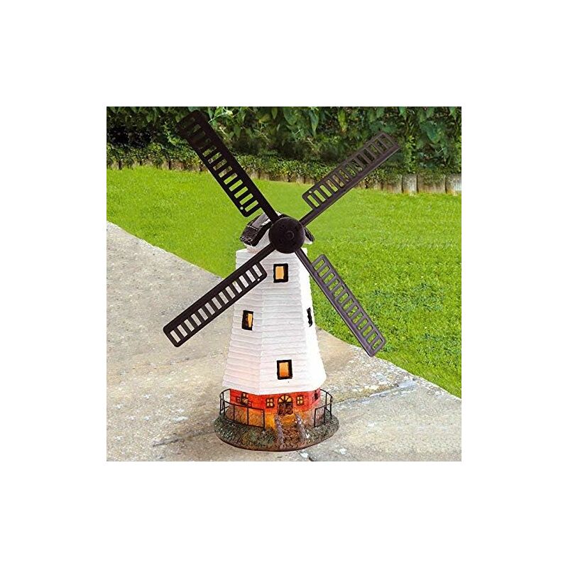 1 Garten-windmühle, Wasserdicht, Solarbetrieben, Automatisch - Yq