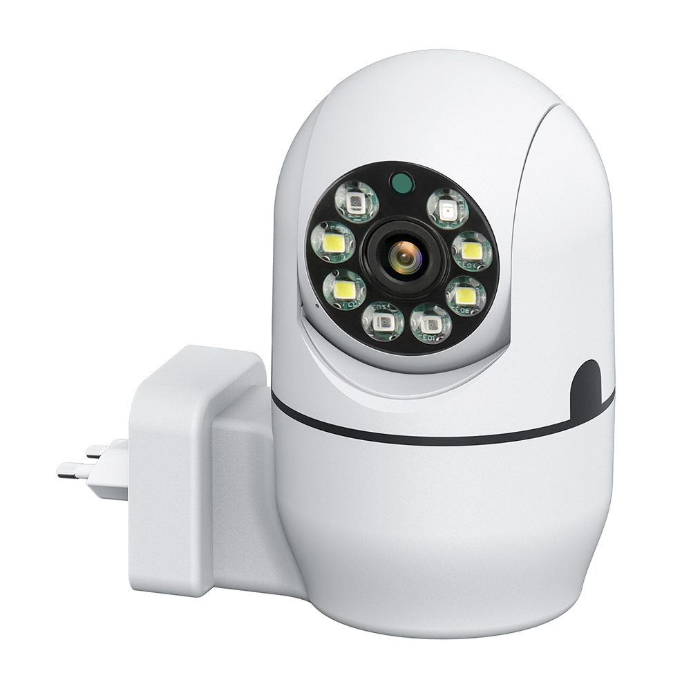 Drahtlose 1080p-innenkamera, 360° Ptz-wlan-kamera Mit Nachtsicht Und Bewegungserkennung, Entspricht Den Europäischen Vorschriften.