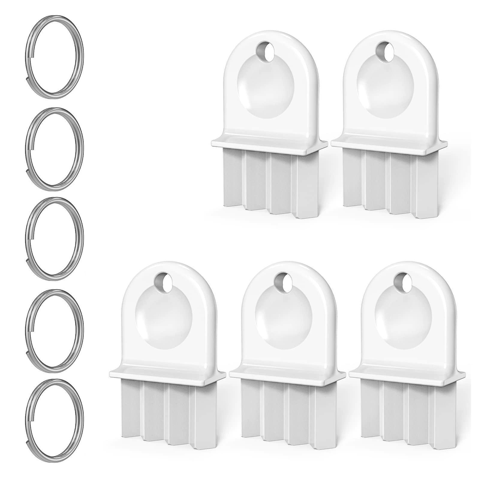 Werkzeug Zum Öffnen Von Toilettenpapierspendern Mit Schlüsselbedienung, Geprägtes Muster, Weiß, 5er-packung