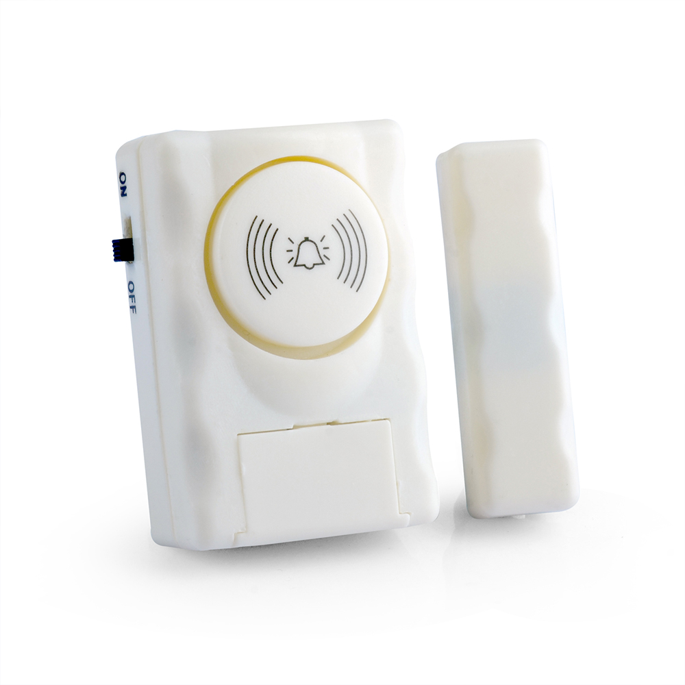Kabelloser Türalarm (90 Db) Mit Magnetischem Öffnungsmelder Und Batterien Für Mehr Sicherheit In Ihrem Zuhause