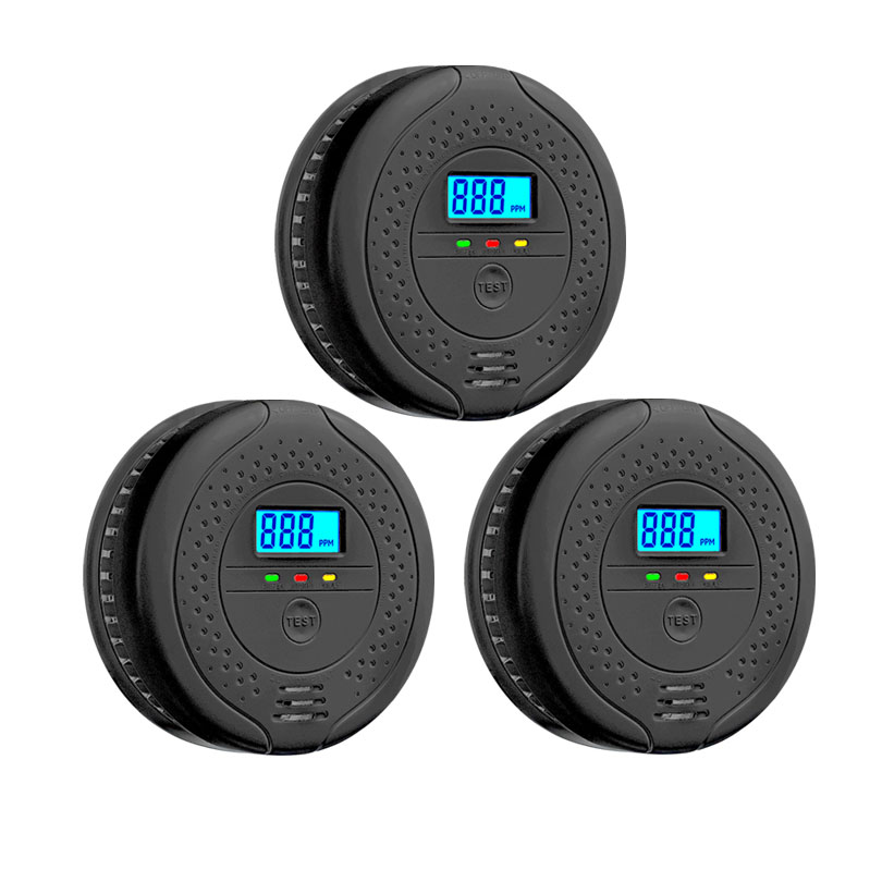 Kohlenmonoxidmelder Mit Display, Akustischem Und Optischem Alarm, Batteriebetrieben, Tragbar Für Zuhause, Schlafzimmer