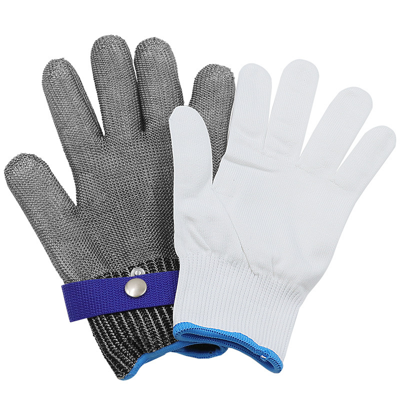 Schnittfeste Schutzhandschuhe Aus Edelstahl, Einheitsgröße, Für Metzger Und Schlachthöfe
