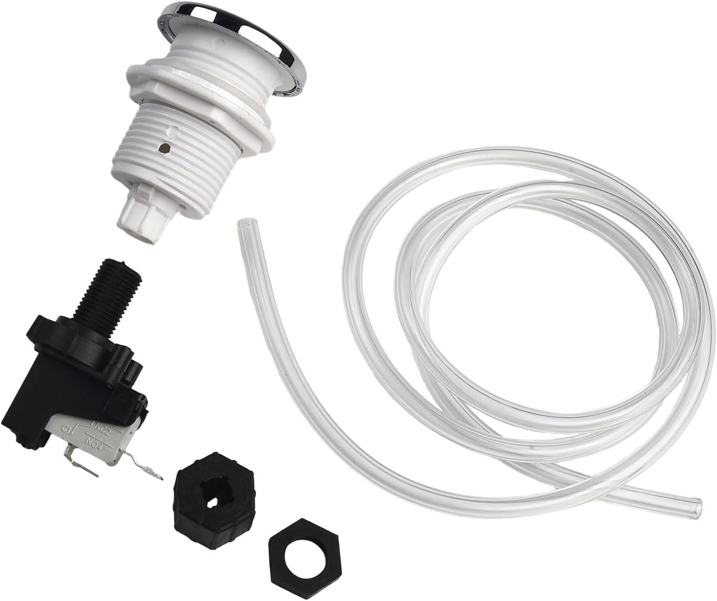 Pneumatischer Druckknopf (16 A) Für Whirlpool/spa, Luftschalter Mit 1 M Schlauch, Fernbedienung Für Pumpe, Abs/pvc